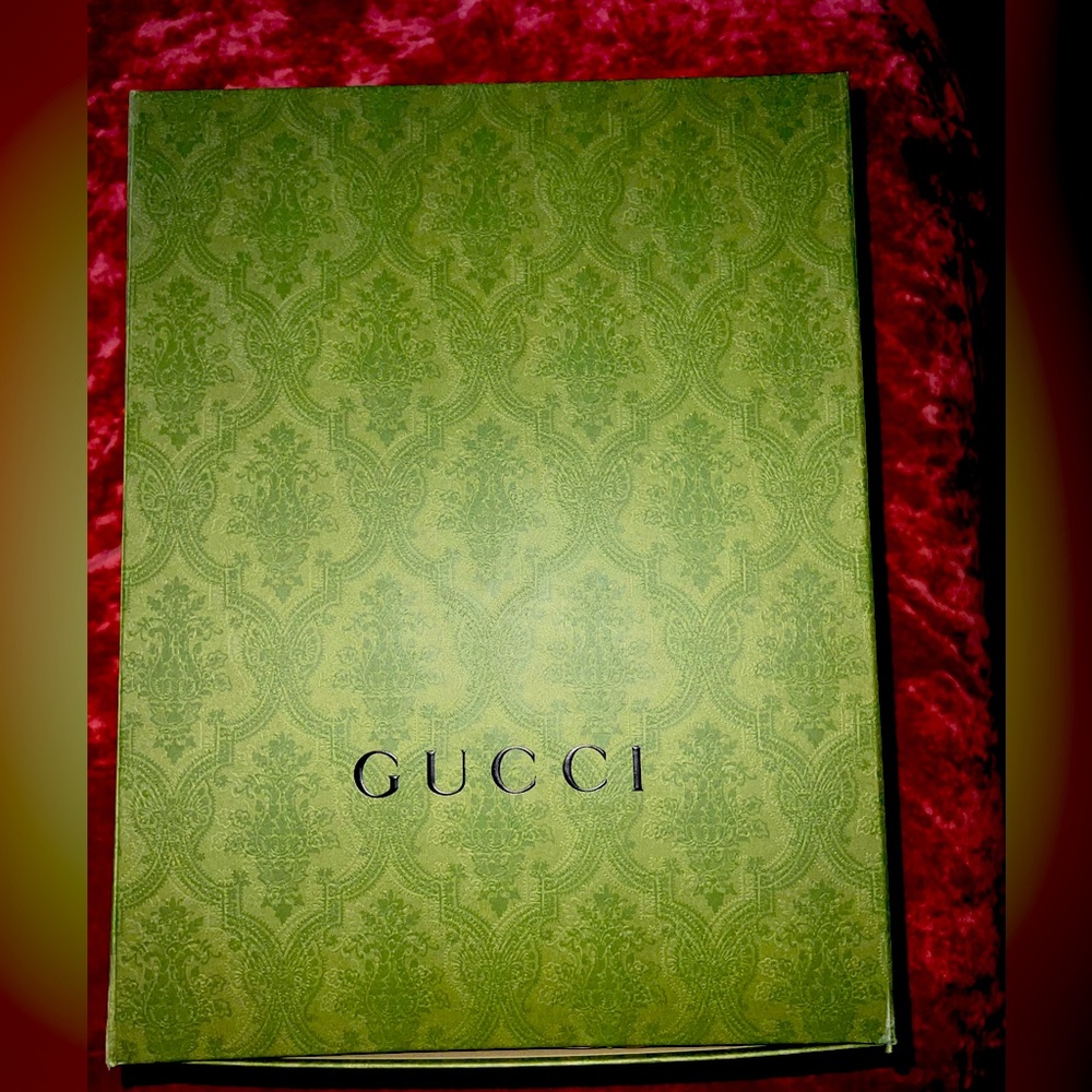 Empty Gucci Shoe Box